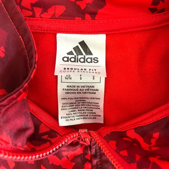 Adidas Full-Zip Jacket, Size: Large (14/16) - Picture 3 of 7